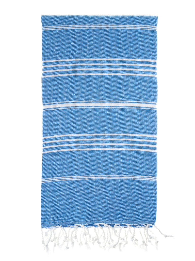 Aqua Blue Classic Hamam Towel