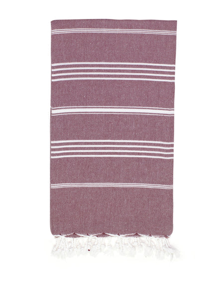 Burgundy Classic Hamam Towel