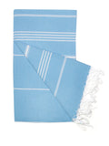 Turquoise Blue Classic Hamam Towel