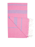 Pink and Blue Classic Hamam Towel