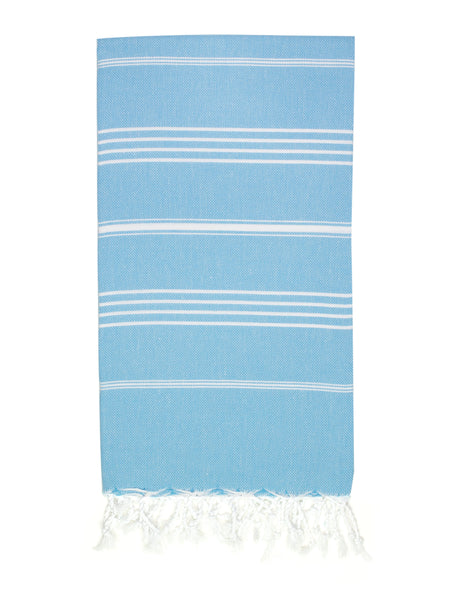 Turquoise Blue Classic Hamam Towel