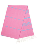 Pink and Blue Classic Hamam Towel
